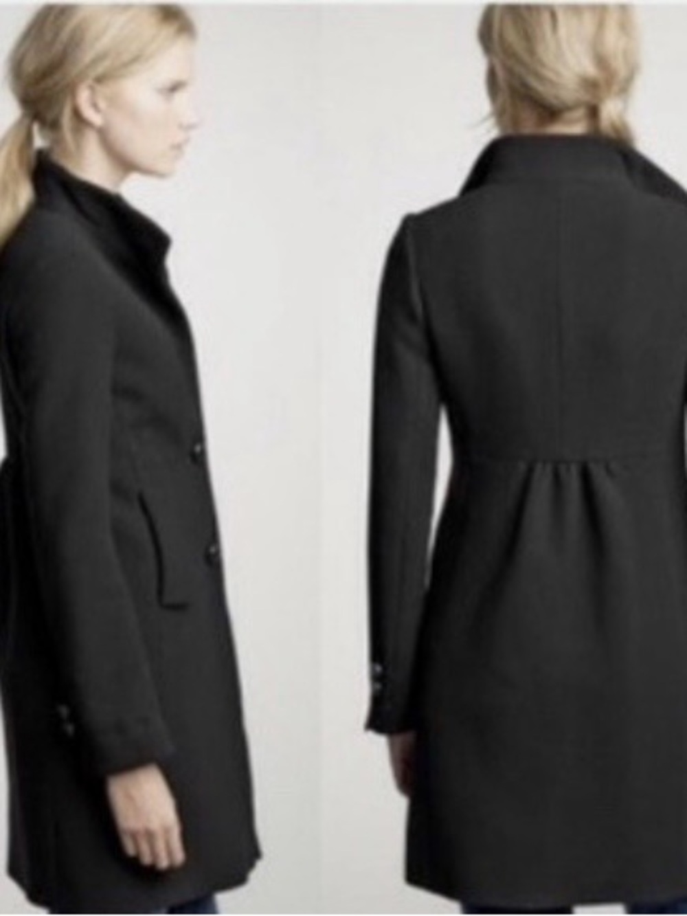 J Crew Carlin Wool Coat Classic Preppy Quality Luxury Winter Cold Weather - Picture 3 of 14